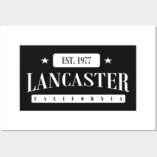 Lancaster Est. 1886 (Standard White) Posters and Art